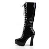 Pleaser - ELECTRA2020 Botte au genou - Noir Product image